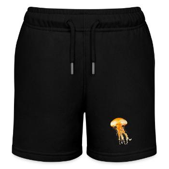 Die Vielfalt der Quallen ist beeindruckend. - Kinder Organic Joggingshorts Mini Bolter von Stanley/Stella - Schwarz - Vorne