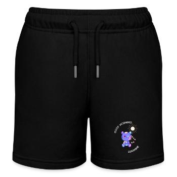 Good Morning Sunshine - Kids Organic Sweat Shorts by Stanley/Stella - black - Front