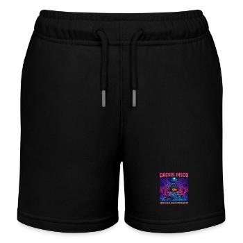 Dackel Disco – Kein Gebell erlaubt - Kinder Organic Joggingshorts Mini Bolter von Stanley/Stella - Schwarz - Vorne