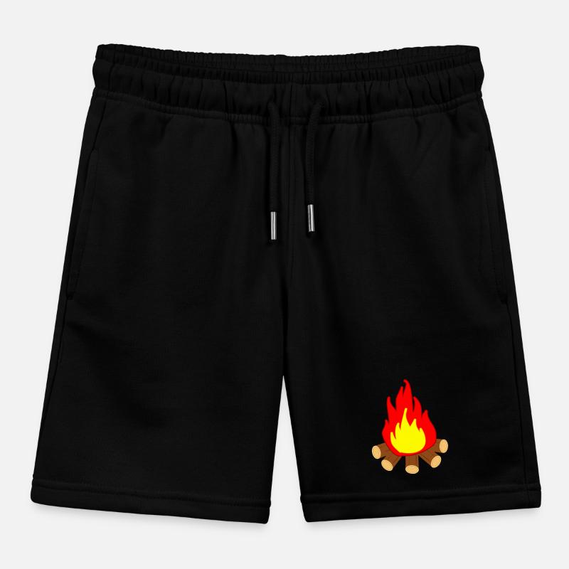 Fire Kids Organic Sweat Shorts by Stanley/Stella