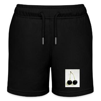 Cerise - Short de jogging enfant bio Stanley/Stella - noir - Devant