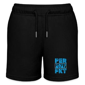 Perfected 2027 - Kids Organic Sweat Shorts by Stanley/Stella - black - Front