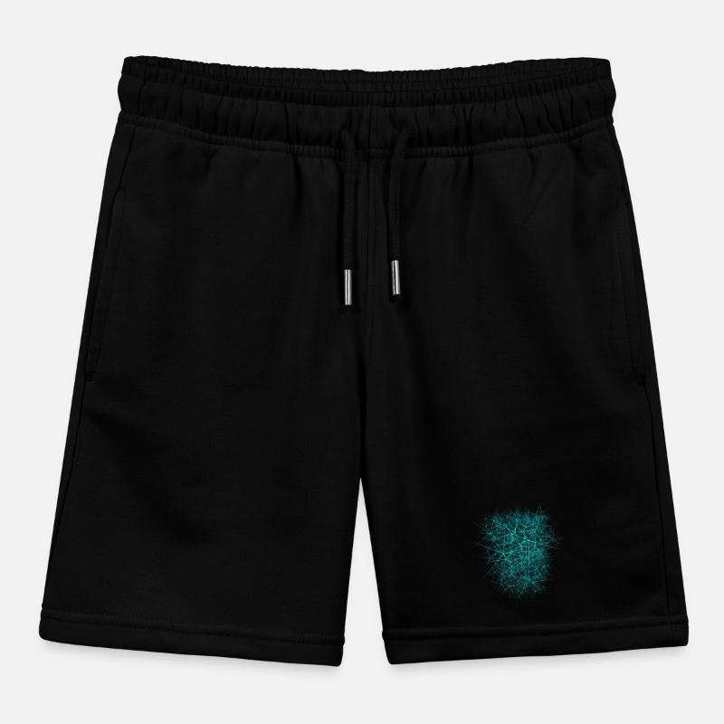Nano structure - texture design Kids Organic Sweat Shorts by Stanley/Stella