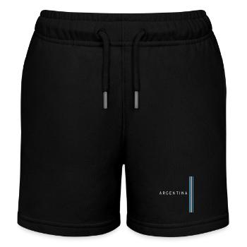 Drapeau argentin, fierté argentine - Short de jogging enfant bio Stanley/Stella - noir - Devant
