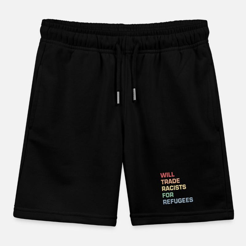 Wird Rassisten gegen Flüchtlinge tauschen Kinder Organic Joggingshorts Mini Bolter von Stanley/Stella