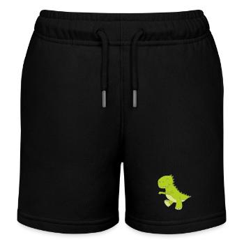 dino klein - Kinder Organic Joggingshorts Mini Bolter von Stanley/Stella - Schwarz - Vorne