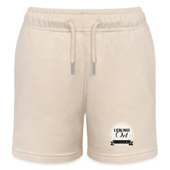 Lieblingsort St. Peter-Ording - Kinder Organic Joggingshorts Mini Bolter von Stanley/Stella - Natur - Vorne