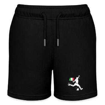 Équipe d’Italie de football Joueur Blast - Short de jogging enfant bio Stanley/Stella - noir - Devant