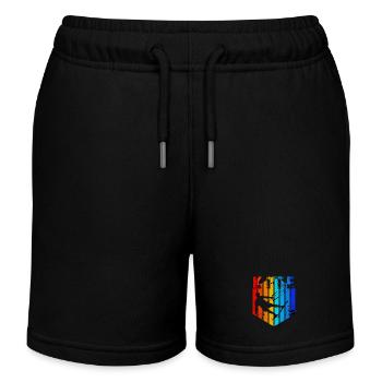 Kite - Kinder Organic Joggingshorts Mini Bolter von Stanley/Stella - Schwarz - Vorne