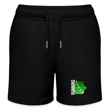 Running - Kinder Organic Joggingshorts Mini Bolter von Stanley/Stella - Schwarz - Vorne