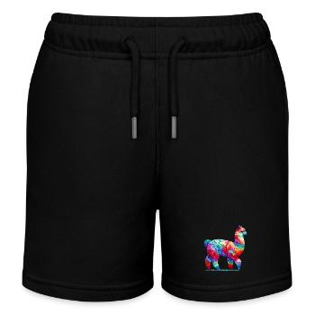 Alpaga - Short de jogging enfant bio Stanley/Stella - noir - Devant