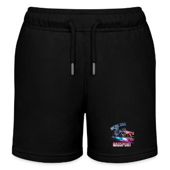 Meine DNA - Radsport - Kinder Organic Joggingshorts Mini Bolter von Stanley/Stella - Schwarz - Vorne
