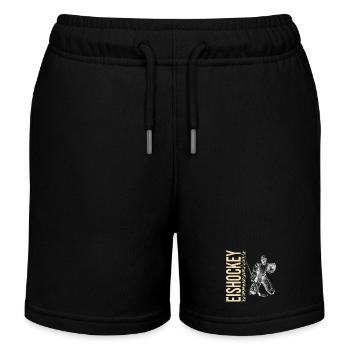 Wo die Schlittschuhe die Melodie spielen... - Kinder Organic Joggingshorts Mini Bolter von Stanley/Stella - Schwarz - Vorne