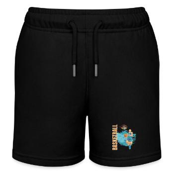 Basketball - Kinder Organic Joggingshorts Mini Bolter von Stanley/Stella - Schwarz - Vorne