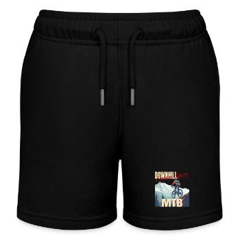 Downhill - Extrem Sport - Kinder Organic Joggingshorts Mini Bolter von Stanley/Stella - Schwarz - Vorne