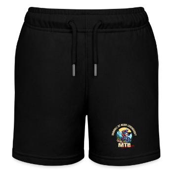Downhill ist meine Leidenschaft - Kinder Organic Joggingshorts Mini Bolter von Stanley/Stella - Schwarz - Vorne