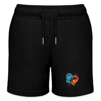 Gants de boxe Graphic - Short de jogging enfant bio Stanley/Stella - noir - Devant