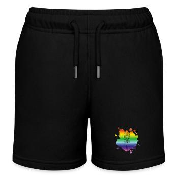 Attrape-rêve multicolore - Short de jogging enfant bio Stanley/Stella - noir - Devant