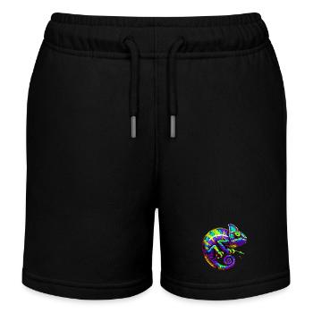 Caméléon - Short de jogging enfant bio Stanley/Stella - noir - Devant