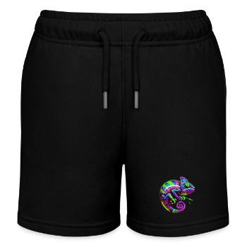 Chameleon - Kids Organic Sweat Shorts by Stanley/Stella - black - Front