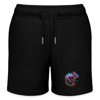 Caméléon - Short de jogging enfant bio Stanley/Stella - noir - Devant