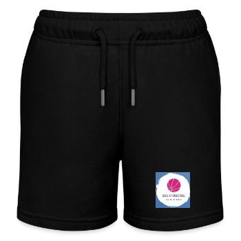 Basketball auf einem Level aufsteigen - Kinder Organic Joggingshorts Mini Bolter von Stanley/Stella - Schwarz - Vorne