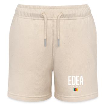 Edea Cameroon Cameroonian - Kids Organic Sweat Shorts by Stanley/Stella - soft Ecru - Front