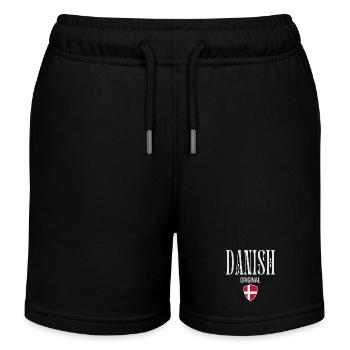 Original Danish, Danish Pride - Kids Organic Sweat Shorts by Stanley/Stella - black - Front