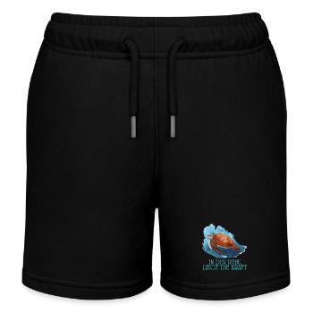 In der Ruhe liegt die Kraft Schildkröte - Kinder Organic Joggingshorts Mini Bolter von Stanley/Stella - Schwarz - Vorne
