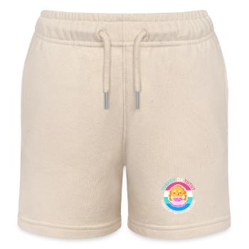 Thanksgiving Gender Reveal Werdende Mutter - Kinder Organic Joggingshorts Mini Bolter von Stanley/Stella - Natur - Vorne