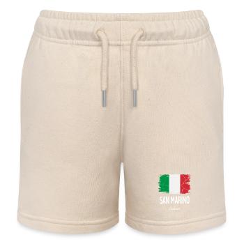 San Marino - Kinder Organic Joggingshorts Mini Bolter von Stanley/Stella - Natur - Vorne