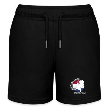 Amsterdam - Kinder Organic Joggingshorts Mini Bolter von Stanley/Stella - Schwarz - Vorne