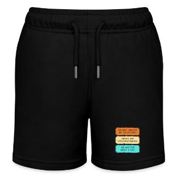 Do Not Invite Me To Afters Rave Party Festival - Kinder Organic Joggingshorts Mini Bolter von Stanley/Stella - Schwarz - Vorne