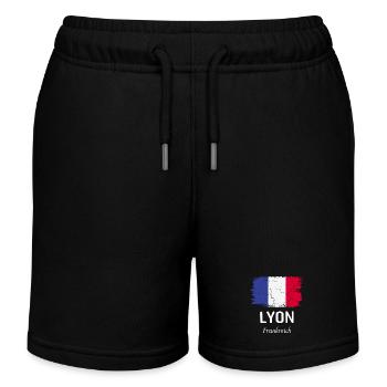 Lyon - Kinder Organic Joggingshorts Mini Bolter von Stanley/Stella - Schwarz - Vorne