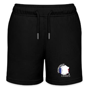 Cannes - Short de jogging enfant bio Stanley/Stella - noir - Devant