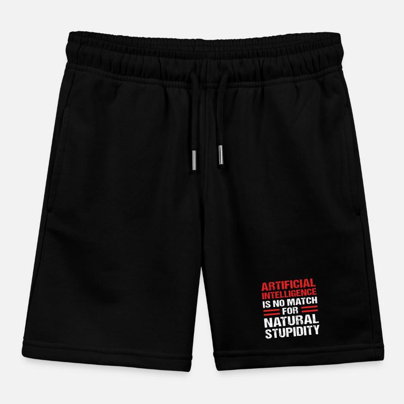 Artificial Intelligence GPT Kids Organic Sweat Shorts by Stanley/Stella