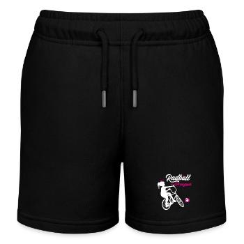 Radball, Cycleball, Hallenradsport - Kinder Organic Joggingshorts Mini Bolter von Stanley/Stella - Schwarz - Vorne