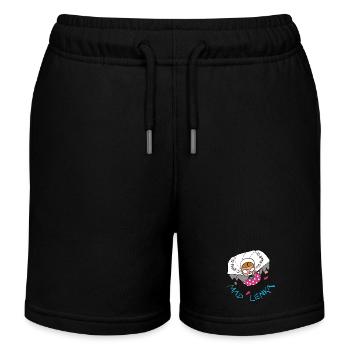 MADLENKA - DS - Kids Organic Sweat Shorts by Stanley/Stella - black - Front
