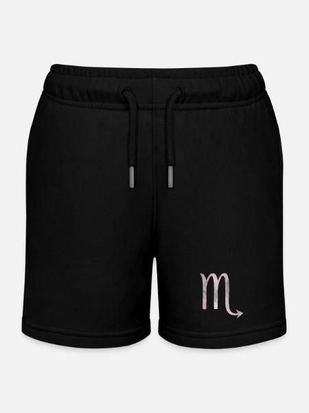 Scorpion - Short de jogging enfant bio Stanley/Stella - noir