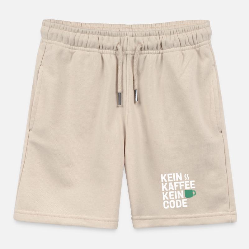 No Coffee No Code Programmeur Informaticien Short de jogging enfant bio Stanley/Stella