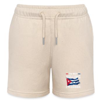 Cuba Pride & Home - Design du drapeau de Cuba - Short de jogging enfant bio Stanley/Stella - écru doux - Devant