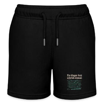 Ein Kluger Arzt Medizinstudent Praxis Ärzte Arzt - Kinder Organic Joggingshorts Mini Bolter von Stanley/Stella - Schwarz - Vorne