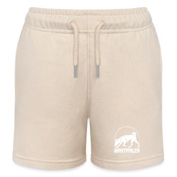 Basenji MANTRAILER Search Dogs Dog Wilsigns - Kids Organic Sweat Shorts by Stanley/Stella - soft Ecru - Front
