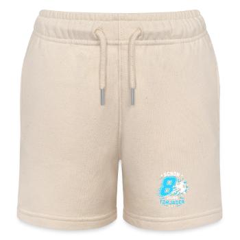 8 Jahre Torjäger Fußball Geburtstag Geschenk - Kinder Organic Joggingshorts Mini Bolter von Stanley/Stella - Natur - Vorne
