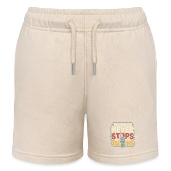 Head of the daycare center, head of the preschool - Kids Organic Sweat Shorts by Stanley/Stella - soft Ecru - Front