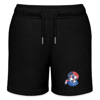USA Soccer Fan 2026, Stars and Stripes Soccer Ball - Kinder Organic Joggingshorts Mini Bolter von Stanley/Stella - Schwarz - Vorne