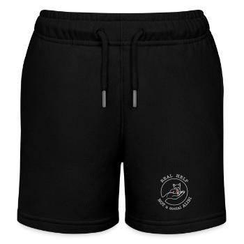 DE L’AIDE RÉELLE - Short de jogging enfant bio Stanley/Stella - noir - Devant