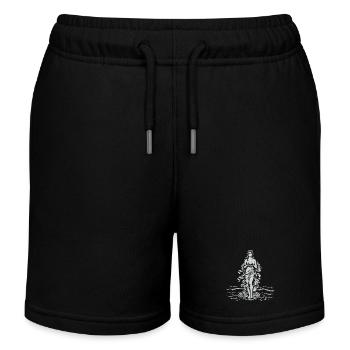 Venus-Göttin mit Schädel auf See - Kinder Organic Joggingshorts Mini Bolter von Stanley/Stella - Schwarz - Vorne