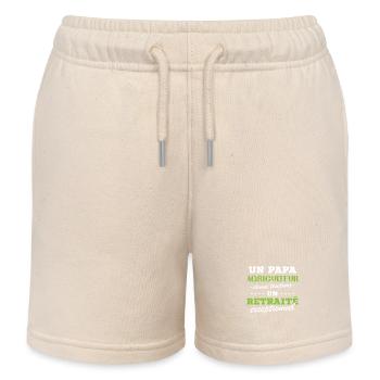 Ein Bauernvater schenkt einem außergewöhnlichen Rentner - Kinder Organic Joggingshorts Mini Bolter von Stanley/Stella - Natur - Vorne