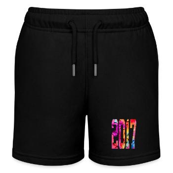 9E ANNIVERSAIRE COLORÉ 2017 - Short de jogging enfant bio Stanley/Stella - noir - Devant